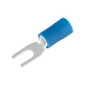 16-14 AWG Spade Terminal 4-6 Stud Blue 20-Pack (Case of 10)