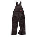 Men's Gridiron X-Large Black Zip-to-Thigh Bib Short Overall