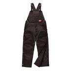 Milwaukee Men's Gridiron 2XL Black Zip-to-Thigh Bib Overall 261B