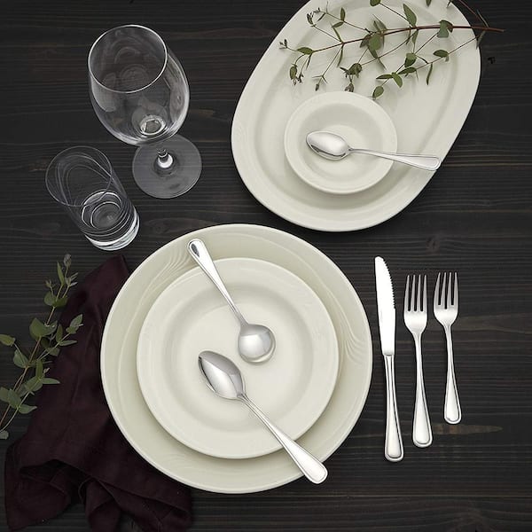 New Rim Silver 18/10 Stainless Steel European Table Fork (12-Pack)