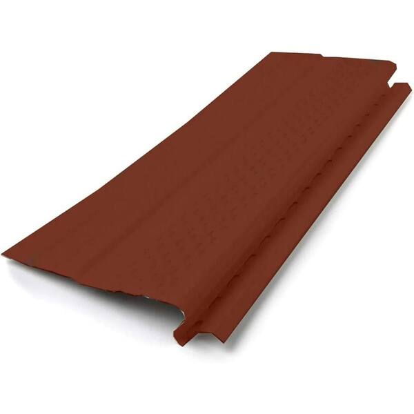 Pro Gutter Guard Leaf Protection 35 ft. Pack Scotch Red Aluminum Gutter Covers 5 and 6 in. Gutters