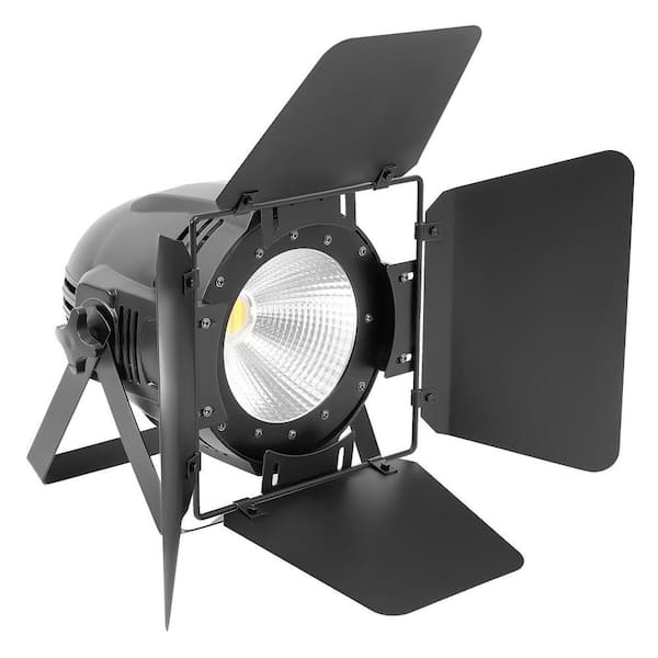 10.82 in. 200-Watt Equivalent LED Black COB Stage/Par Lights, High Bay Light, DJ Lights Spotlight Warm and Cold White