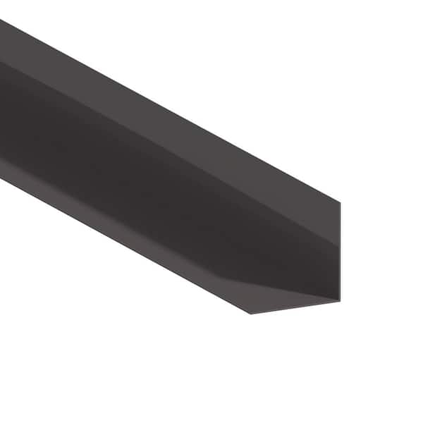 Gibraltar Building Products 1-1/2 in. x 1-1/2 in. x 10 ft. Galvanized Steel 90° L Flashing in Dark Brown