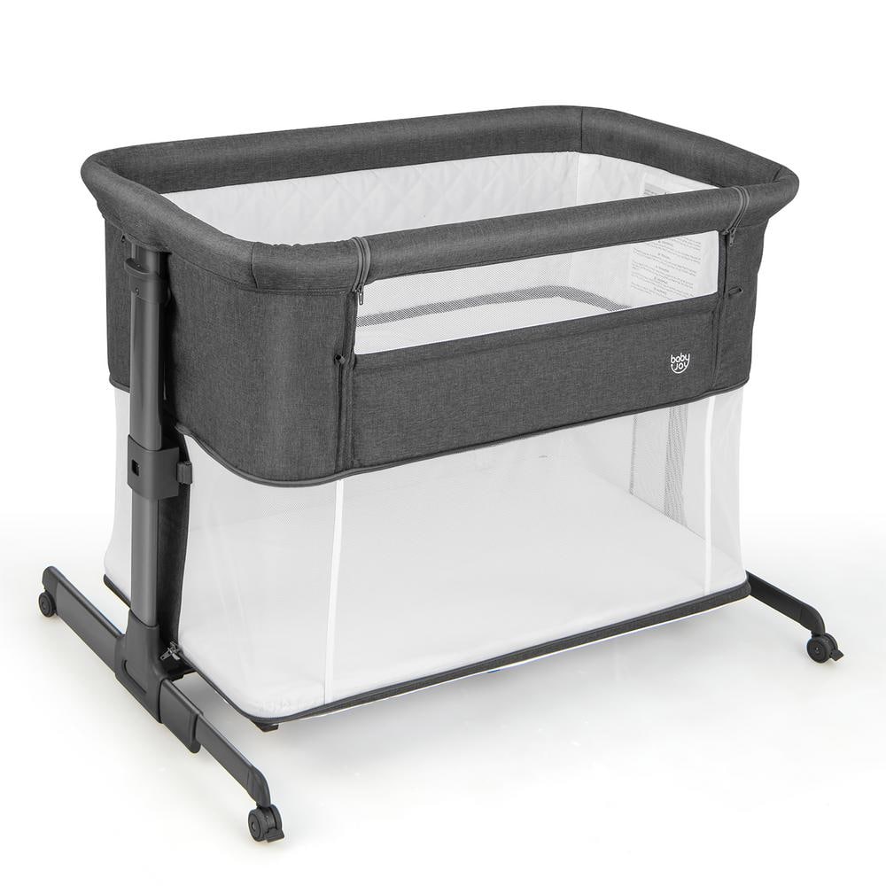 Costway 3-in-1 Baby Bassinet and Bedside Sleeper with Mattress ...
