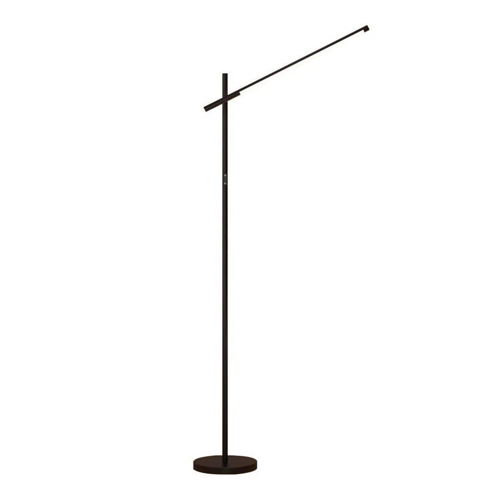 67 in. 360° Black Rotating Head Standard LED Corner Floor Lamp, Super Bright 1800 LM Dimmable Minimalist Lamp price history on PriceWatchPro