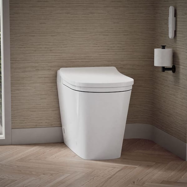 KOHLER Leap 12 in. 1-Piece 1.0/1.28 GPF Dual Flush Elongated Smart