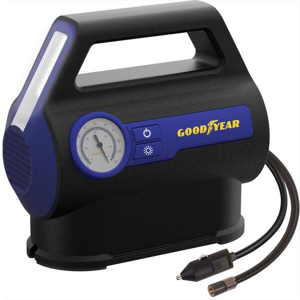 Goodyear Analog Tire Inflator and Air Compressor 7-Minutes Flat to Full