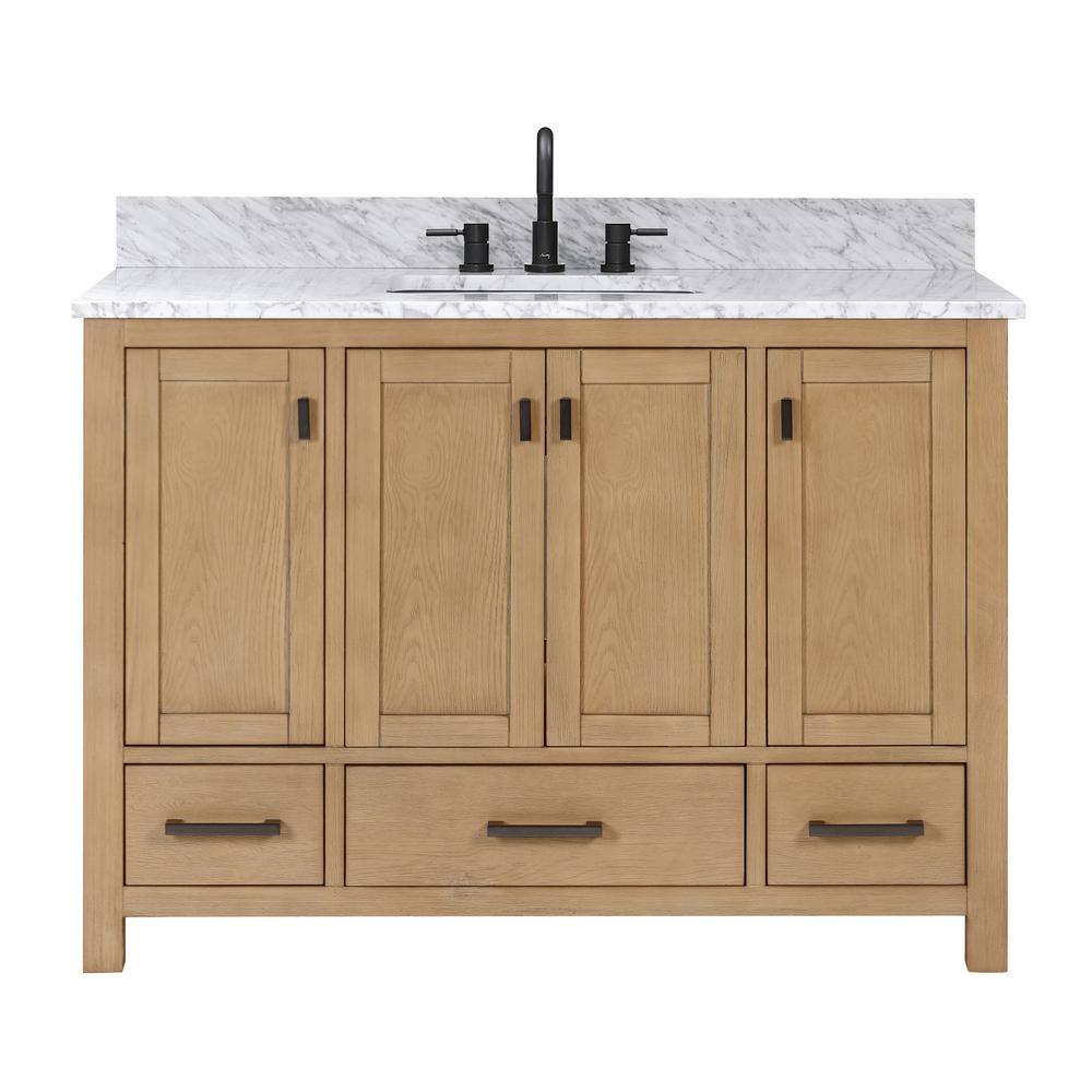 Avanity Modero 48 in. W x 21 in. D x 34 in. H Bath Vanity Cabinet ...