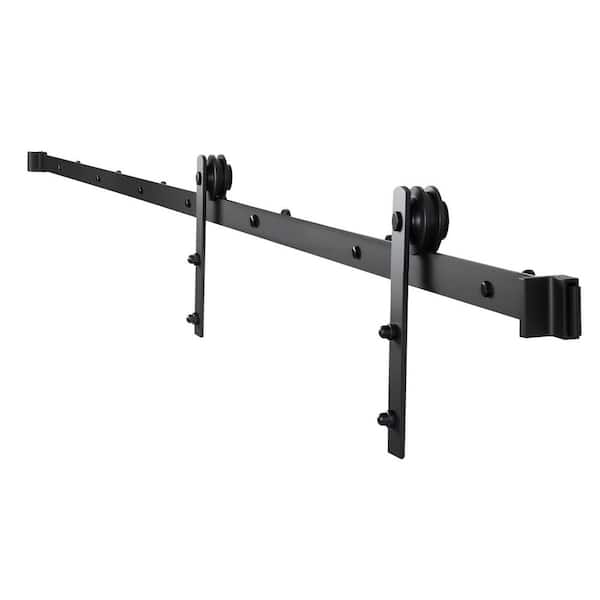 10 ft. Sliding Barn Door Hardware Kit, 330 lbs. Capacity, for 60 in. Max Width & 1-3/8 to 1-3/4 In. Thickness Barn Door