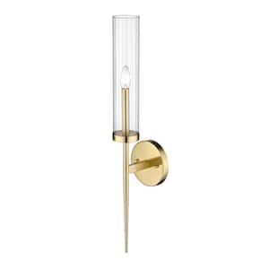 Anakin 1-Light Gold Wall Sconce