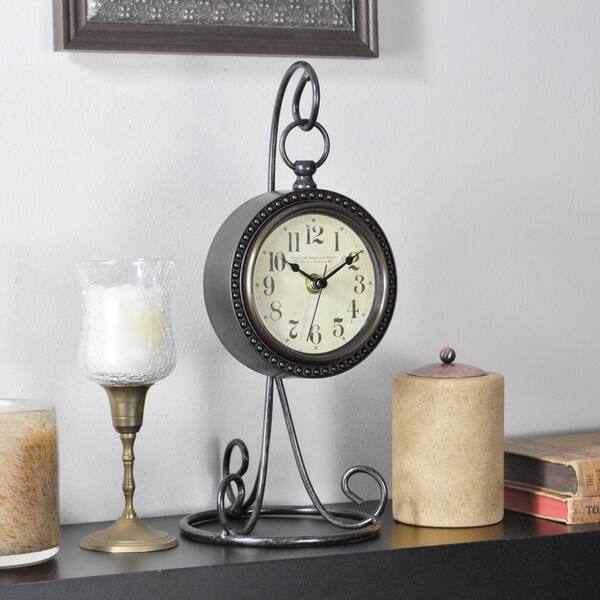 FirsTime 12.25 in. Charmed Table Top Clock
