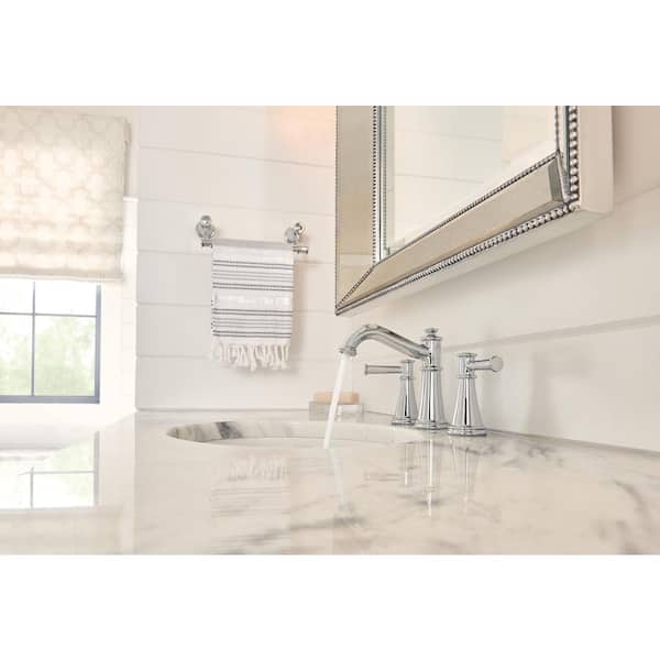 Belfield 8 in. Widespread 2-Handle Bathroom Faucet in Chrome (Valve Not Included)