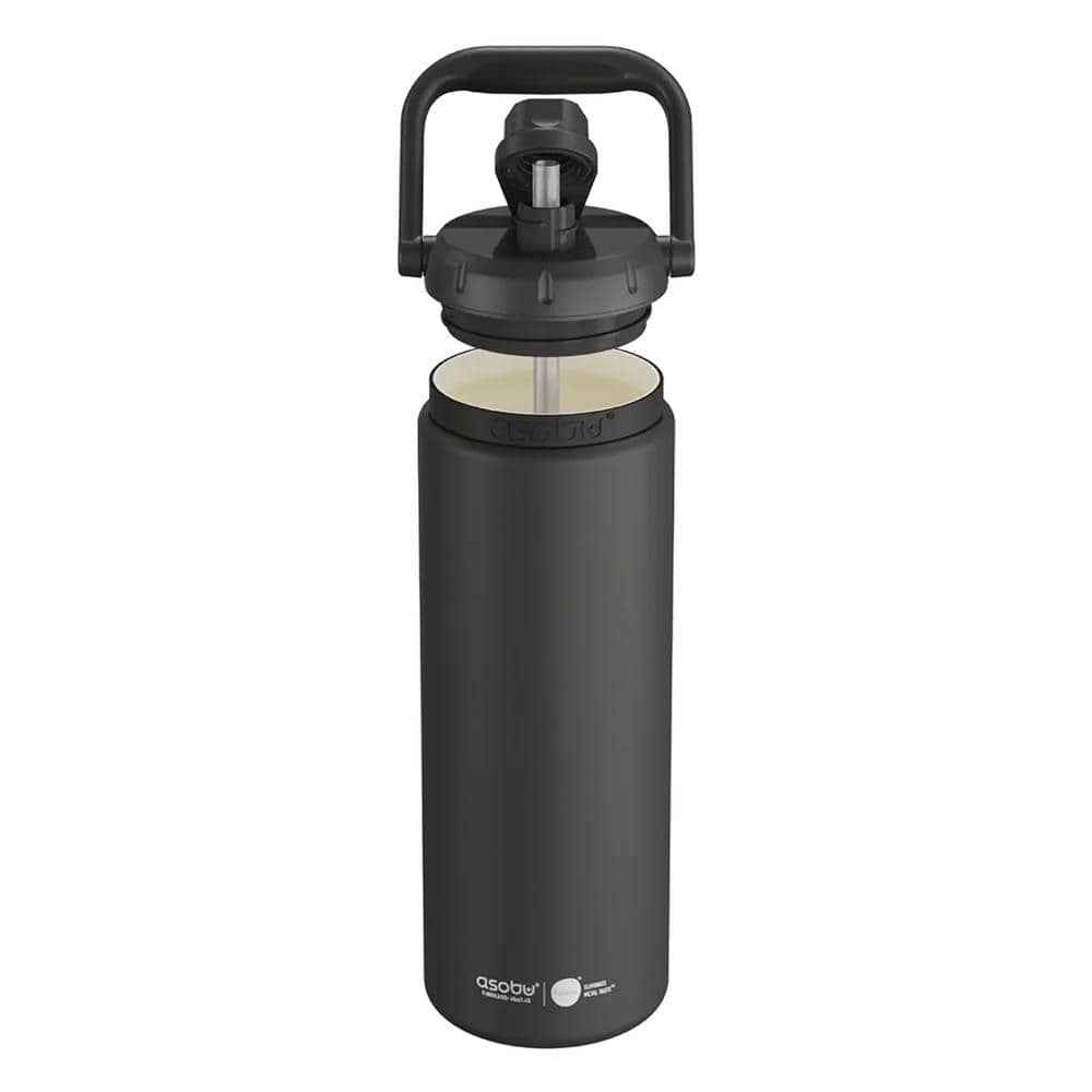 Asobu Puramic Canyon 50 Oz. Black Stainless Steel Insulated Water 