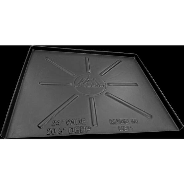 Everbilt 24.5 in. x 20.5 in. Black Dishwasher Pan 98262 - The Home Depot