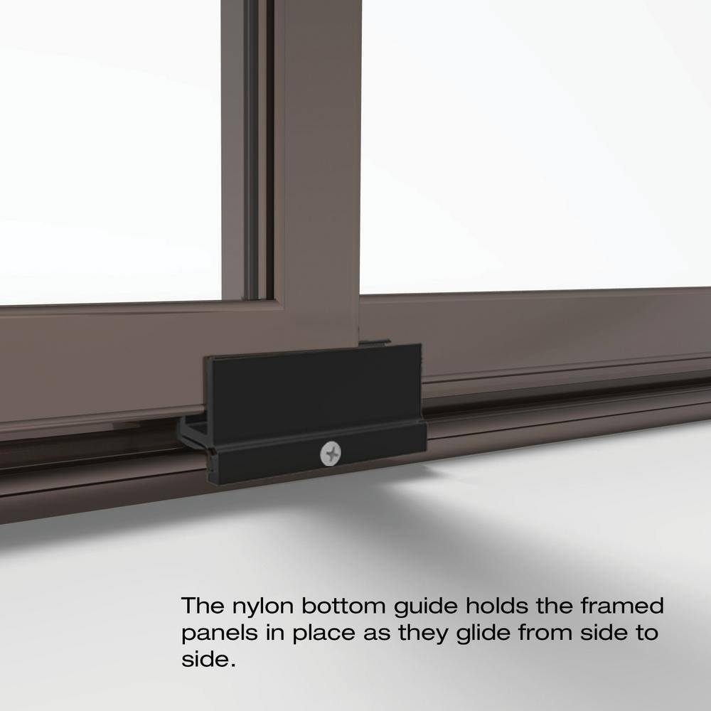 Deluxe 56" x 68" Oil-Rubbed Bronze Framed Sliding Shower Door