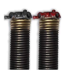 DURA-LIFE 0.250 x 2 x 33 Black E-Coat Spring (Both - Gold, Left and Right Wound)