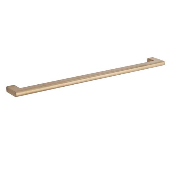 50-Pack Vail 12 in. (305 mm) Center-to-Center Modern Satin Brass Bar Drawer Pull
