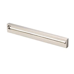Contemporary Collection 3.75 in. Center-to-Center Brushed Nickel Ruler Cabinet Pull