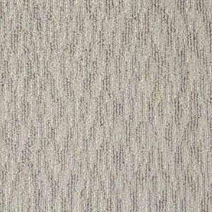 Oceanic Tweed - Alloy - Gray 12 ft. 36 oz. Wool Pattern Installed Carpet