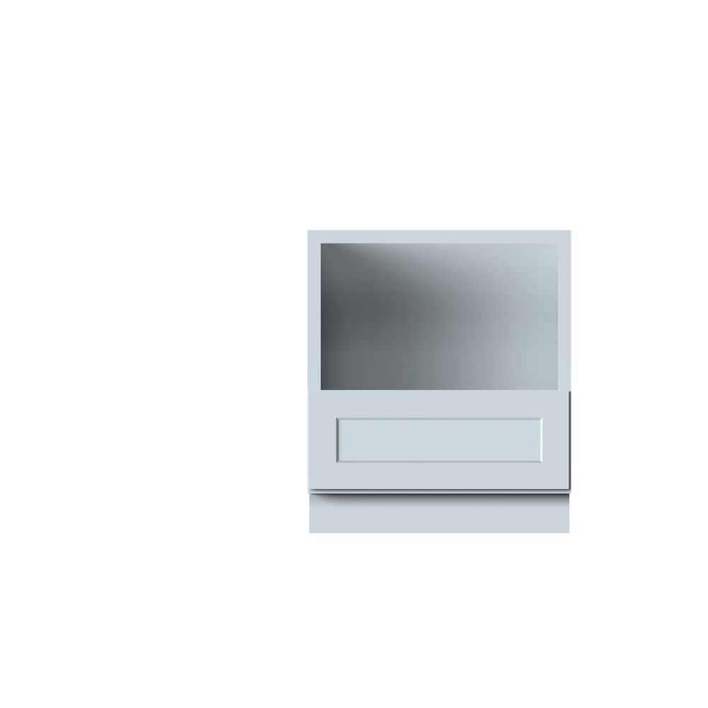 30 in. W x 24 in. D x 34. 5 in. H Plywood Ready to Assemble Base Microwave Cabinet in Dove Gray with Full Overlay Design price history on PriceWatchPro