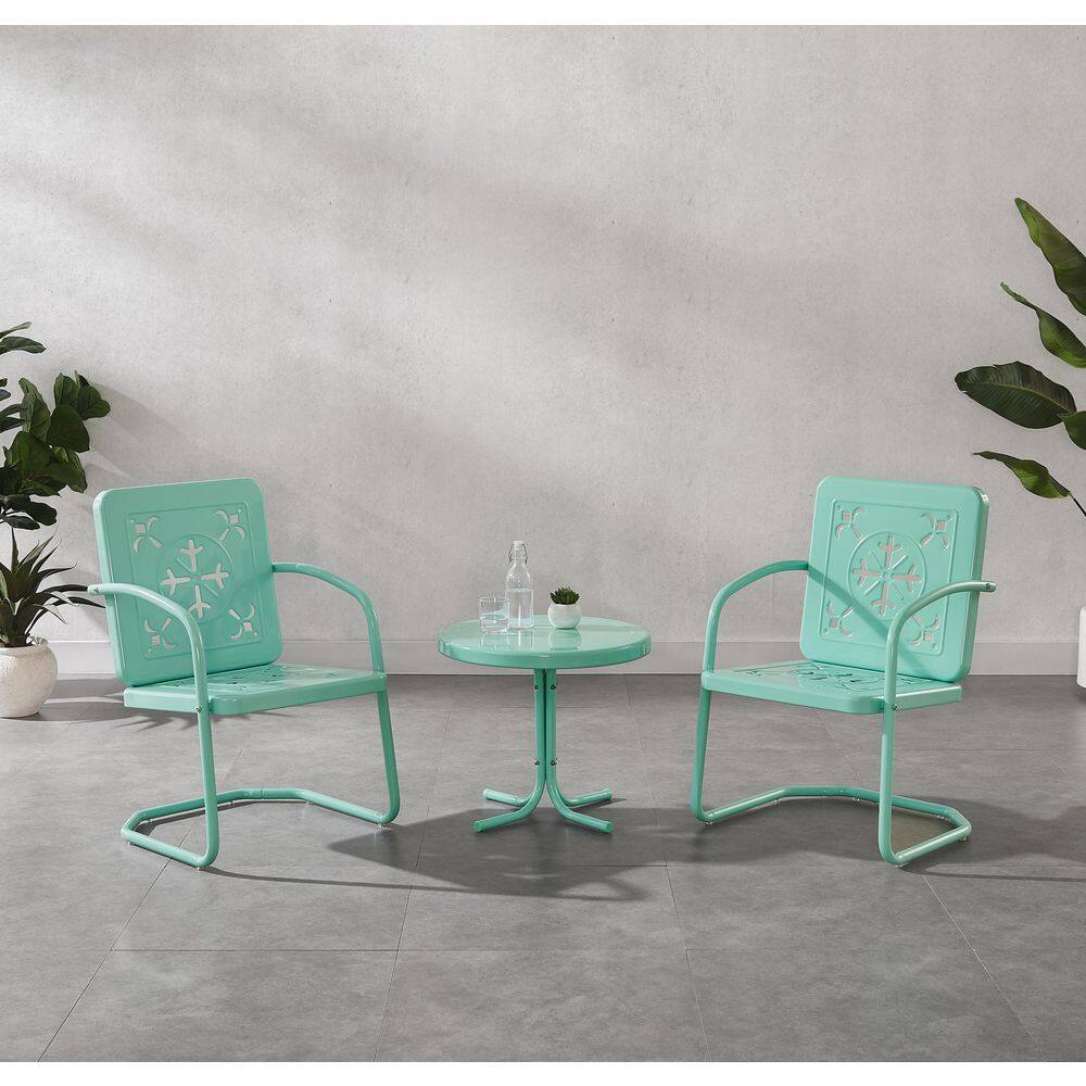 Azalea Aqua 3-Piece Outdoor Chat Set price history on PriceWatchPro