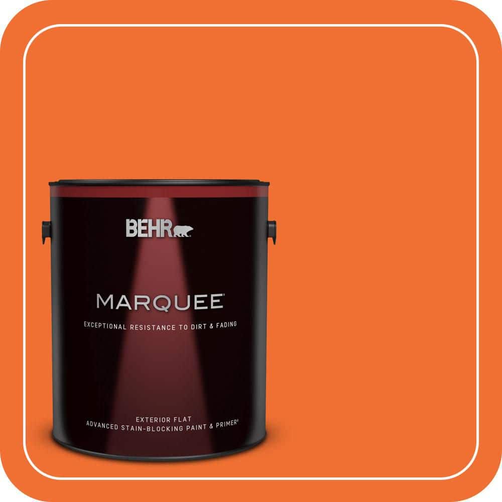 1 gal. #S-G-240 Dragon Fire Flat Exterior Paint & Primer price history on PriceWatchPro