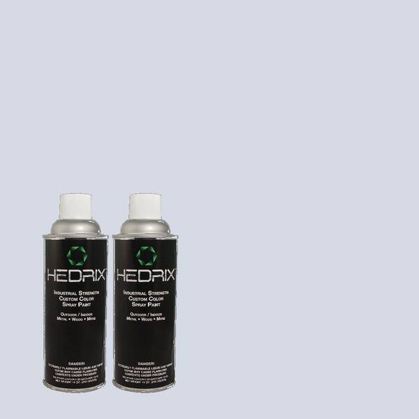Hedrix 11 oz. Match of 610C-2 Calm Water Low Lustre Custom Spray Paint (2-Pack)