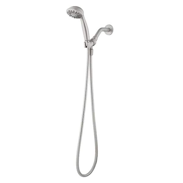 Glacier Bay 1-Spray Wall Mount Handheld Shower Head 1.8 GPM in Chrome  8466000HC - The Home Depot