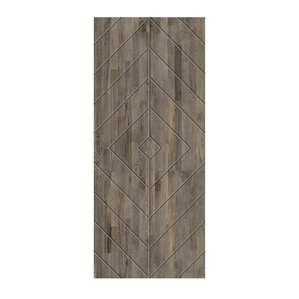 42 in. x 84 in. Hollow Core Weather Gray-Stained Pine Wood Interior Door Slab price history on PriceWatchPro
