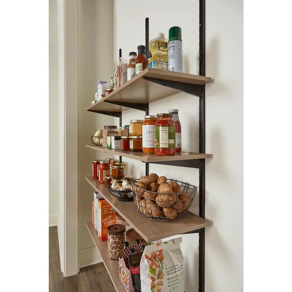 Rubbermaid Organic Ash Laminated Wood Shelf 8 in. D x 24 in. L