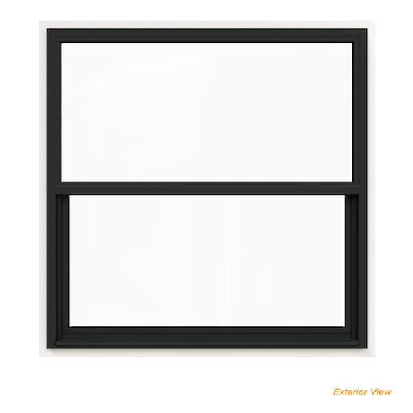 JELD-WEN 42 in. x 42 in. V-4500 Series Bronze FiniShield Single