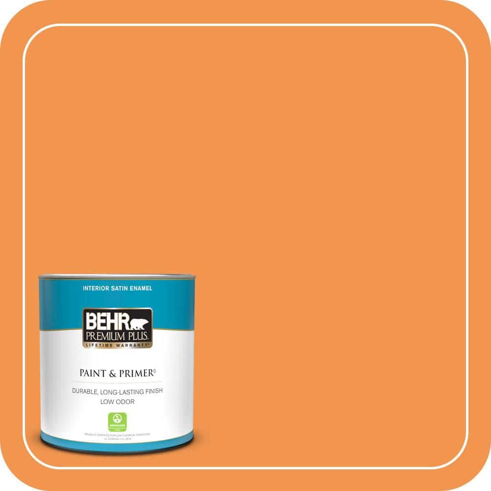 1 qt. #P230-6 Toucan Satin Enamel Low Odor Interior Paint & Primer price history on PriceWatchPro