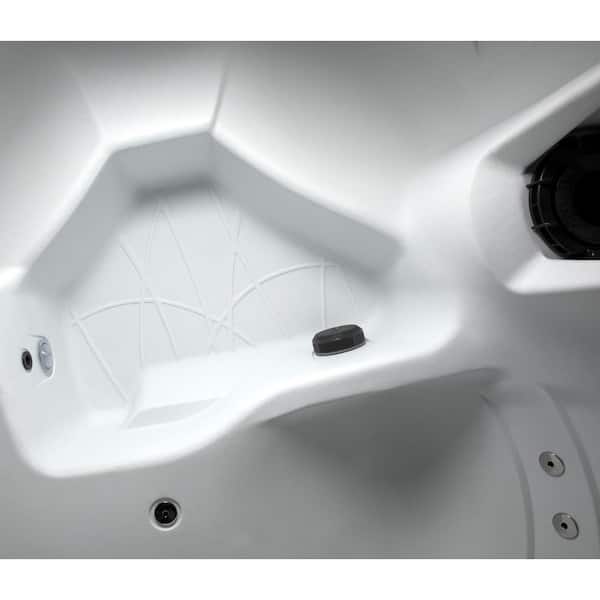 HYDROLUXE SPAS Tahiti Hot Tub 4-Person, 22-SS Jet Lounger, 110V