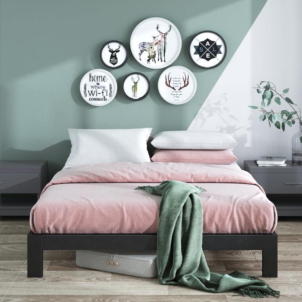 Arnav metal platform bed frame hotsell