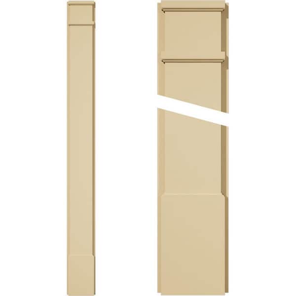 Ekena Millwork 2 in. D x 7 in. W x 72 in. L Primed Polyurethane Pilaster 1- Pack