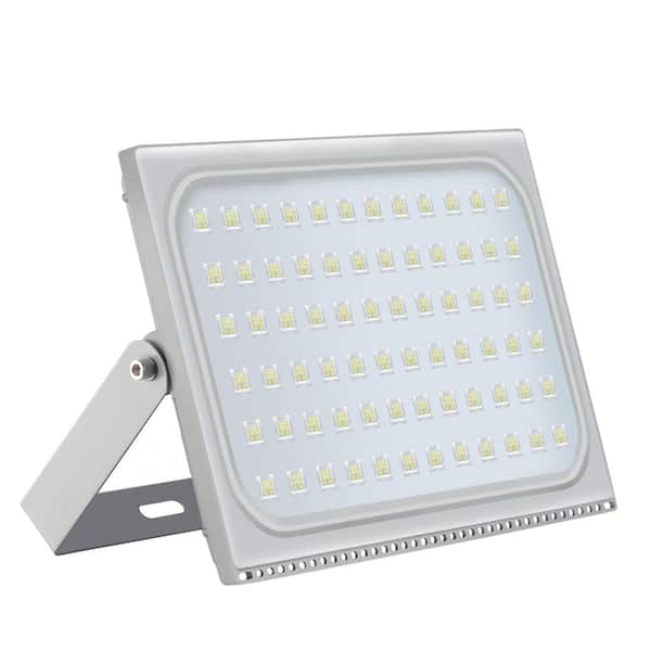 CIPACHO 500-Watt 180-Degree White Outdoor Integrated LED Ultra-Thin 6th Generation Flood Light