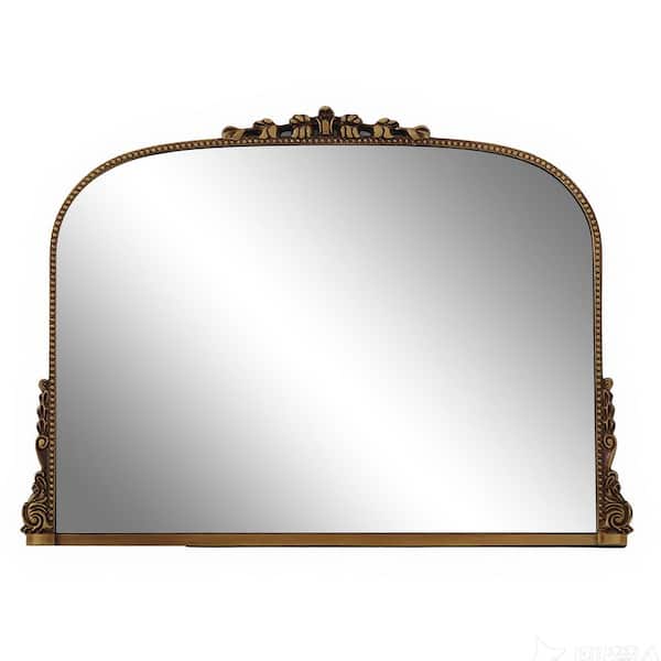 GLSLAND Vintage 44 in. W x 32 in. H Arched Polyurethane Framed
