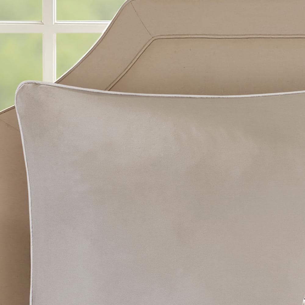 Ramsey Neutral Microfiber California King 8-Piece Comforter Set