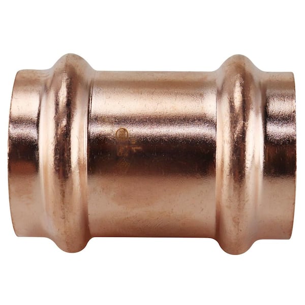 PRESSFAST 1 in. x 1 in. Copper Press x Press Repair Coupling with No Stop