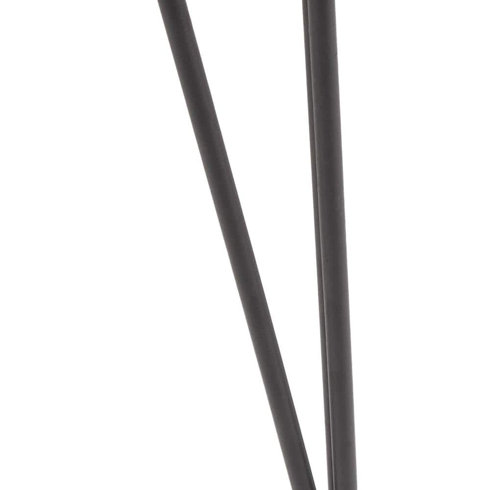 Rustic Teak and Black Iron 62" Hairpin Leg Bench