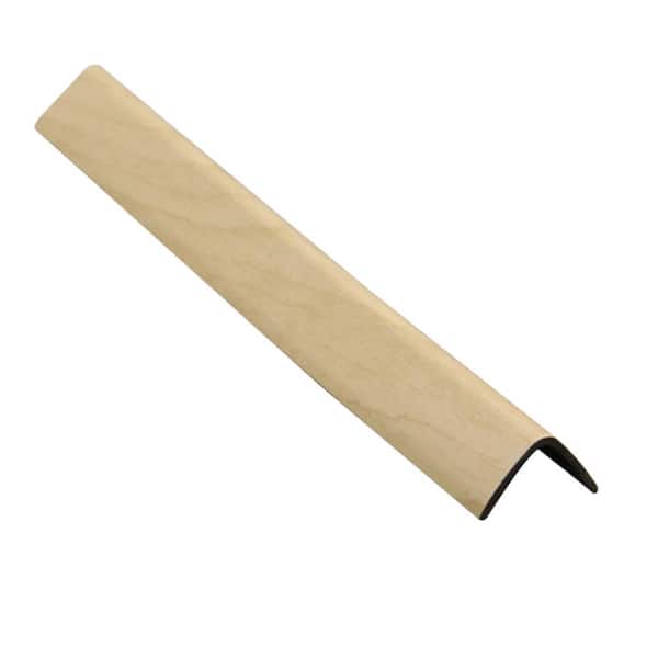 Wellco 1 in. x 1 in. x 8 ft. PVC Composite White Outside Corner Molding(10-Pack)