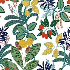 Green and Yellow Funky Jungle Peel and Stick Wallpaper (Covers 28.29 sq. ft.)