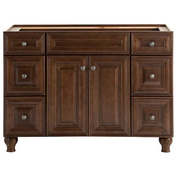 Home Decorators Collection Templin 48 in. W x 22 in. D Bathroom Vanity Cabinet in Coffee