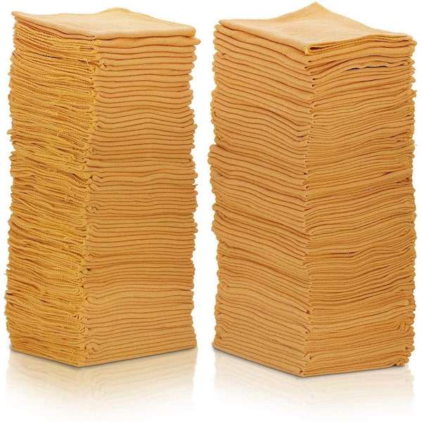 THE CLEAN STORE Shop Towels Orange Cleaning Wipes (Pack of 150)