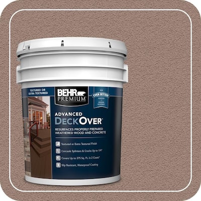 5 gal. #SC-160 Rose Beige Textured Solid Color Exterior Wood and Concrete Coating