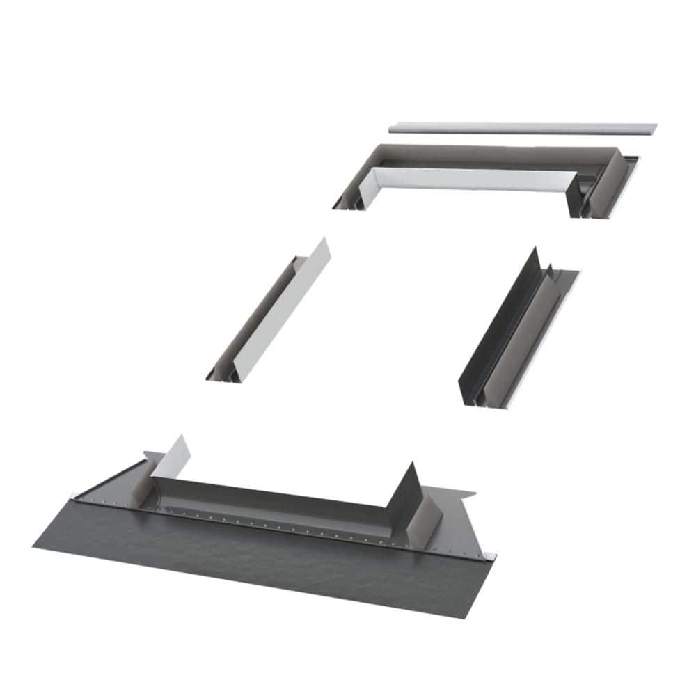 EH-A 22-1/2 in. x 26-1/2 in. / 37-1/2 in. / 45-1/2 in. Aluminum High-Profile Flashing Kit for Deck Mount Skylight price history on PriceWatchPro