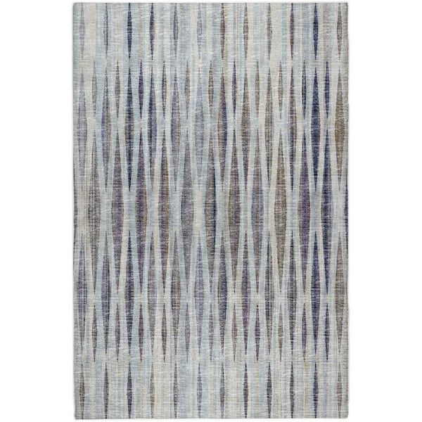 Dream Shag Premium Machine Washable Abstract ADS31 Ocean 5 ft. x 7 ft. 6 in. Area Rug
