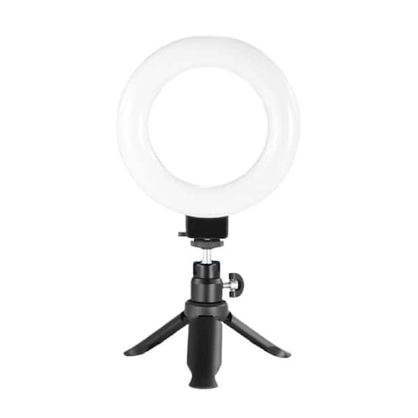 5 Ring Light for Video Conference Lighting Clip-On Kit with Desk Tripod for Zoom Call Live Streaming