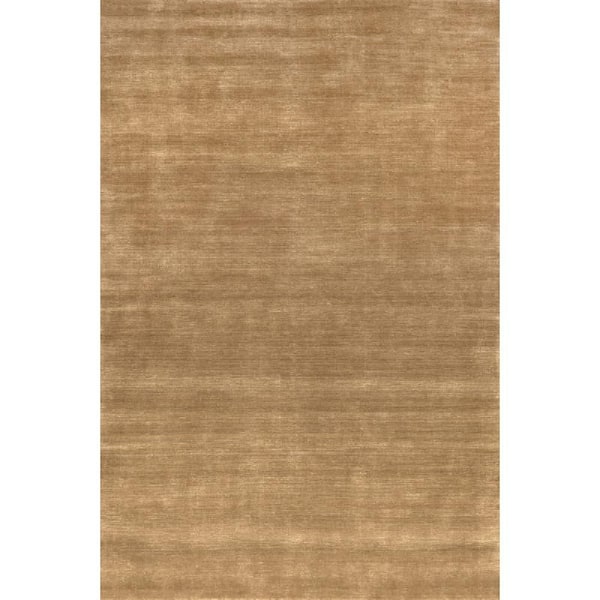 Speckled Wool-Blend Wheat 6 ft. x 6 ft. Indoor Square Rug