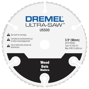 Ultra-Saw 4 in. Premium Carbide Wood and Plastic Cutting Wheel